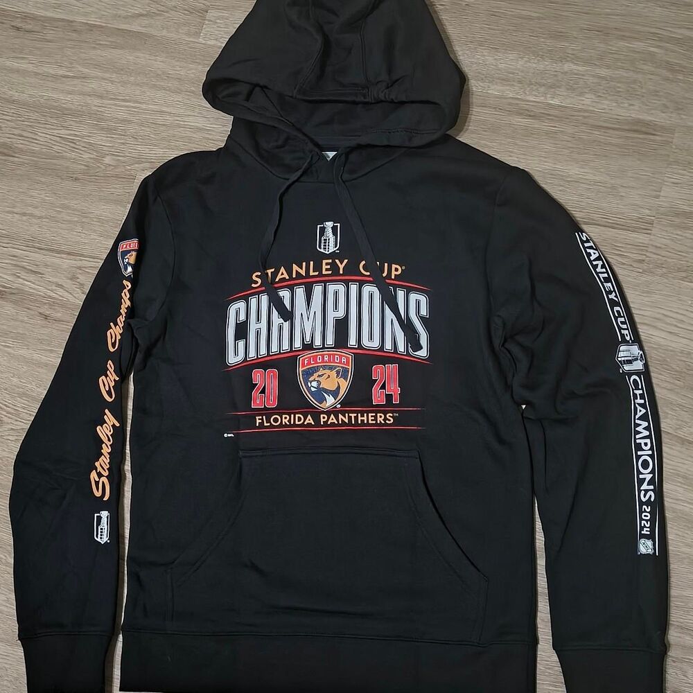 Florida Panthers 2024 Stanley Cup Champions Hoodie – Size S (Brand New)